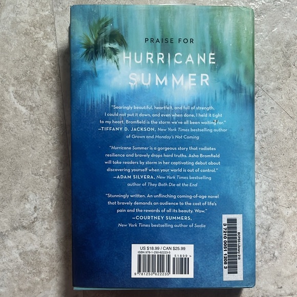Hurricane Summer. By Asha Bromfield. Hardcover. - Picture 6 of 6